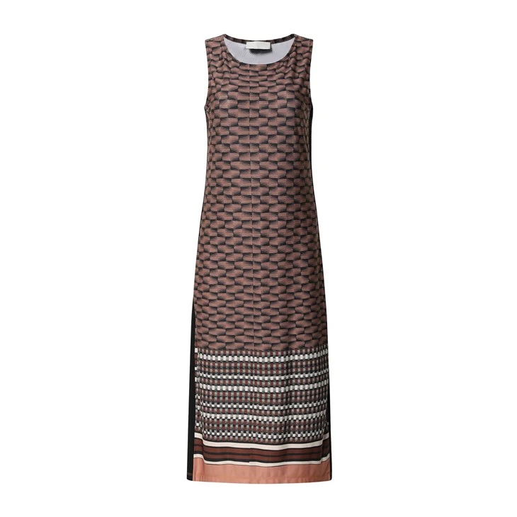 Circle Neckline Geometric Dress Circle Neckline Geometric Dress