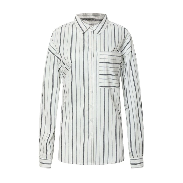 Fashionable Long Sleeve Striped Blouse Fashionable Long Sleeve Striped Blouse