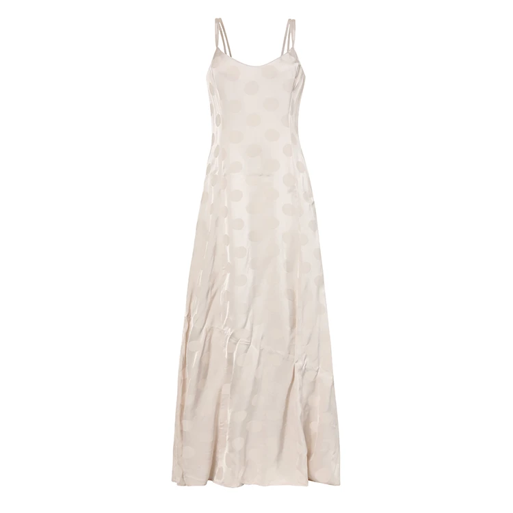 Milky White Dot Print Dress Milky White Dot Print Dress